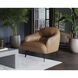 Armani Cognac Leather Armchair